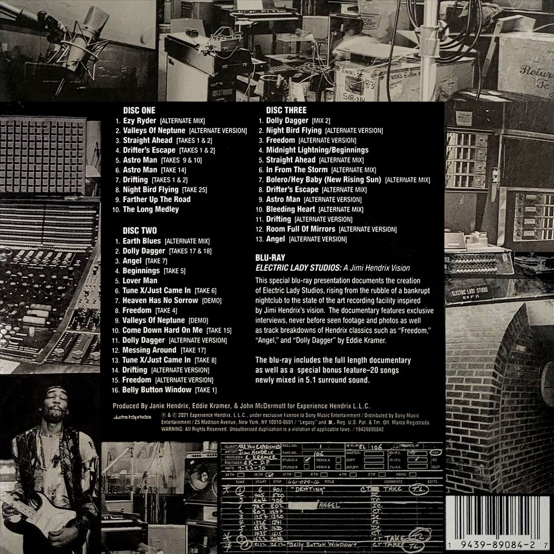 Electric Lady Studios: A Jimi Hendrix Vision cover art