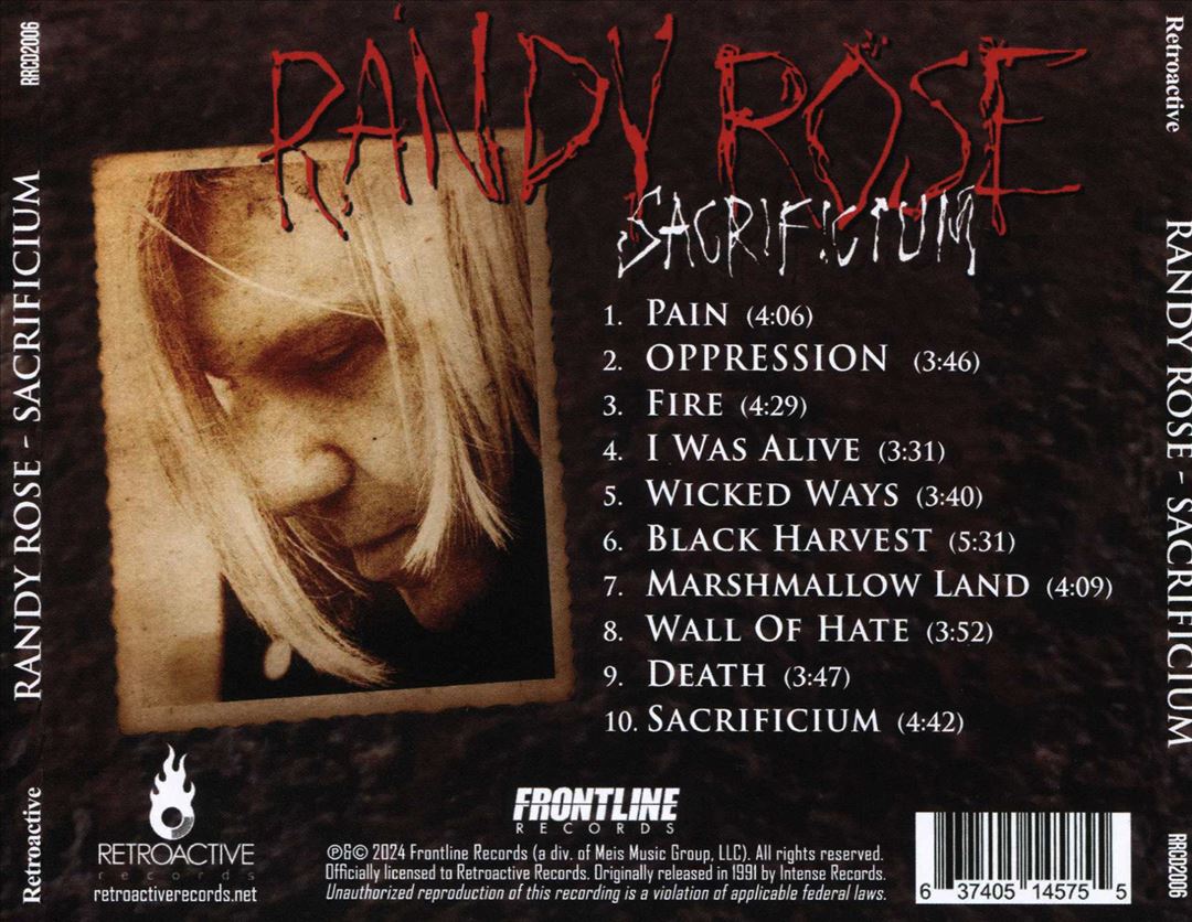 Sacrificium cover art