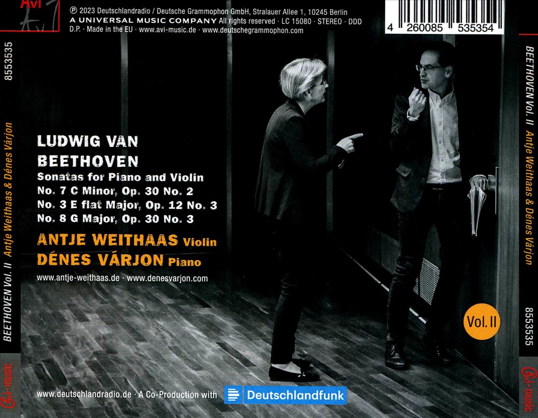 Beethoven: Violin Sonatas Nos 3, 7 & 8 cover art