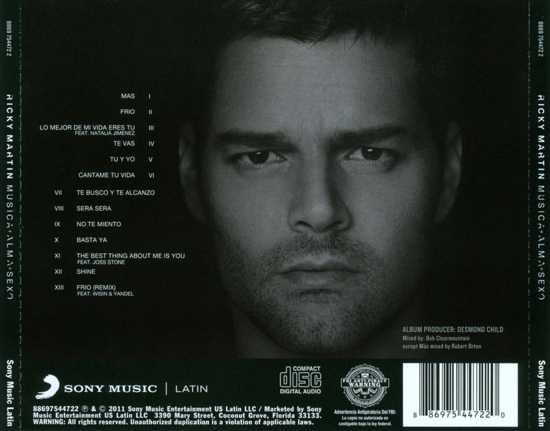 Música + Alma + Sexo cover art