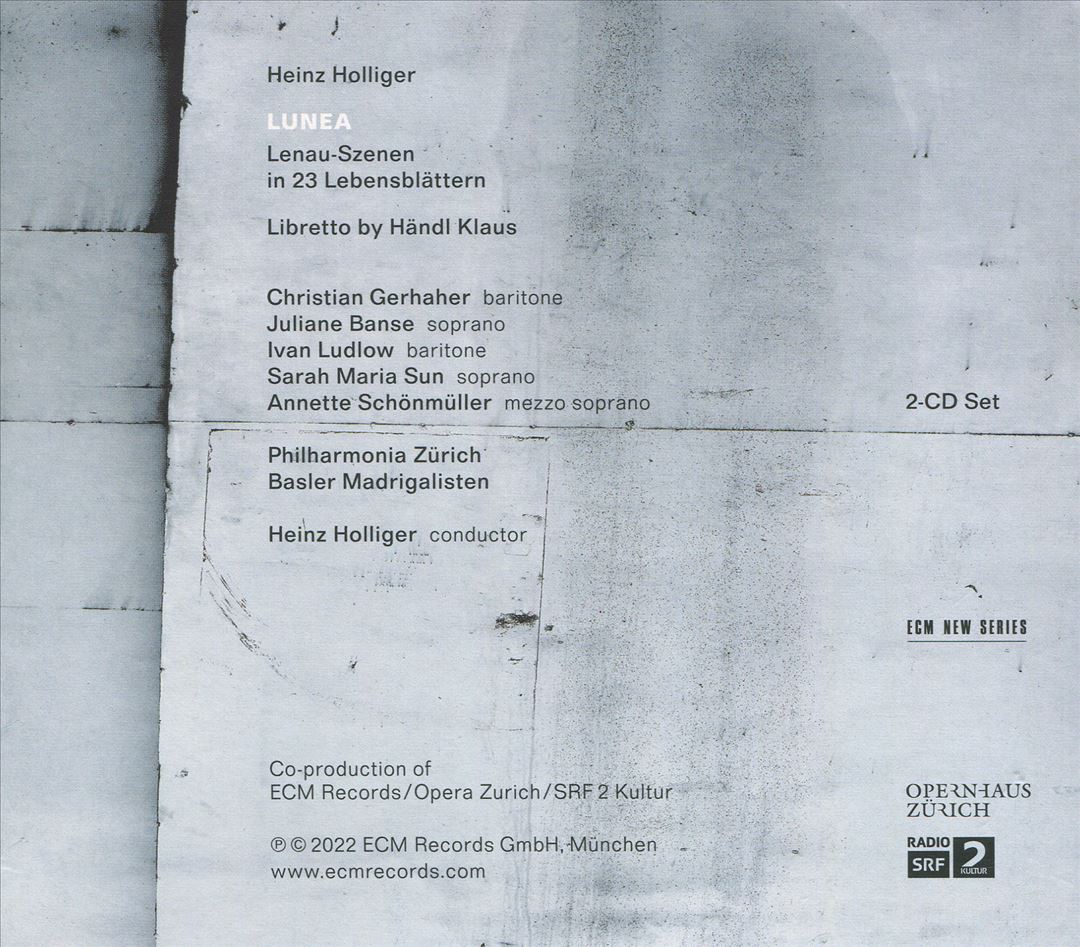 Heinz Holliger: Lunea cover art