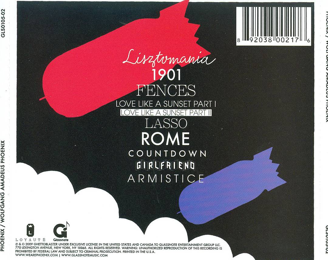 Wolfgang Amadeus Phoenix cover art