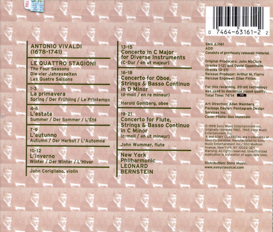 Vivaldi: The Four Seasons Concertos cover art