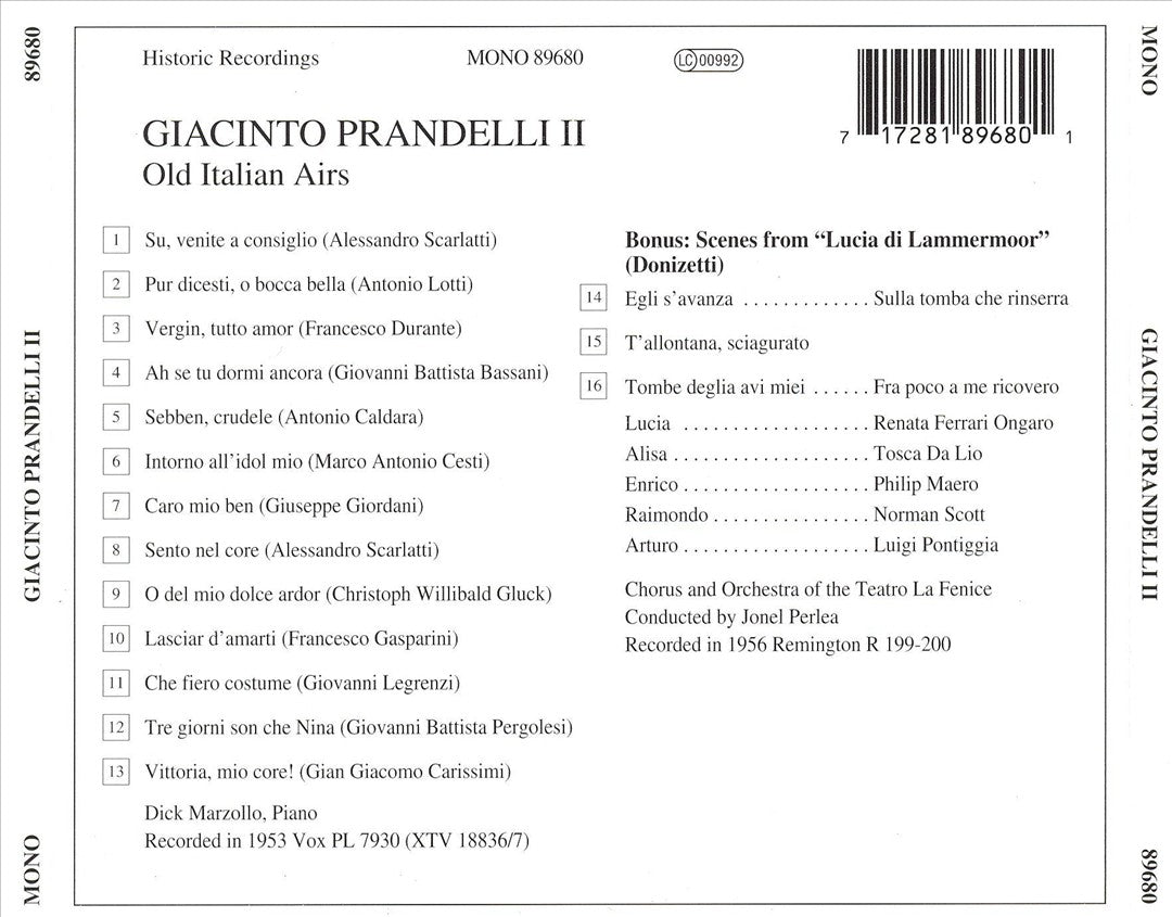 Lebendige Vergangenheit: Giacinto Prandelli II cover art