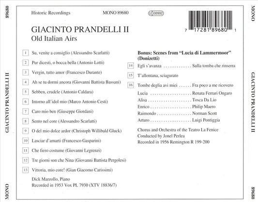 Lebendige Vergangenheit: Giacinto Prandelli II cover art