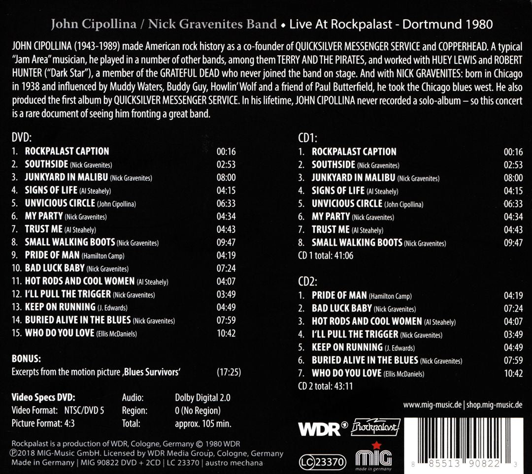 Live at Rockpalast cover art