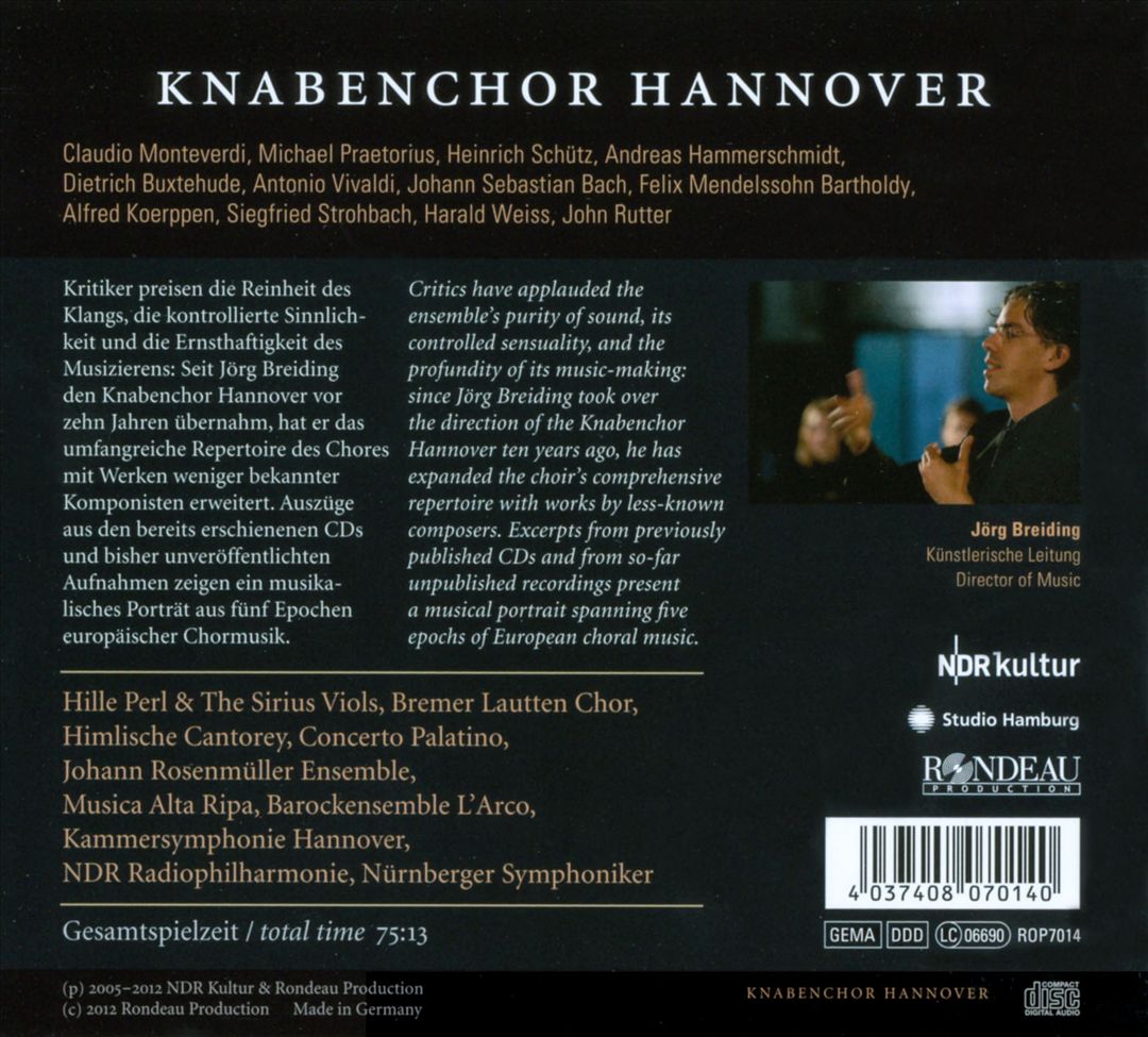Knabenchor Hannover cover art