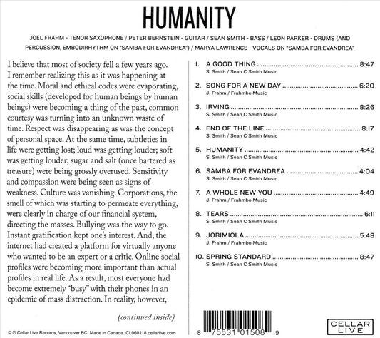 Humanity cover art