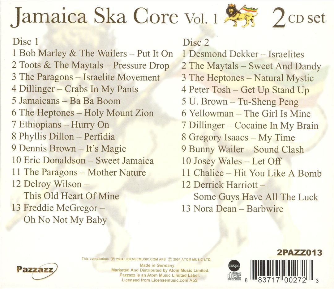Jamaica Ska Core [Pazzazz] cover art