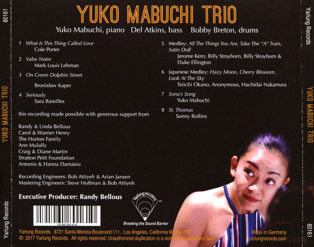 Yuko Mabuchi Trio cover art