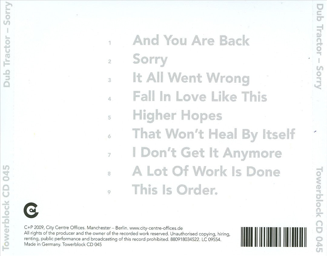 Sorry cover art