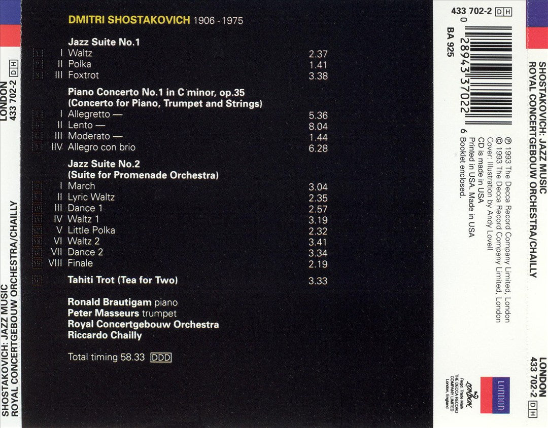 Shostakovich: The Jazz Album cover art