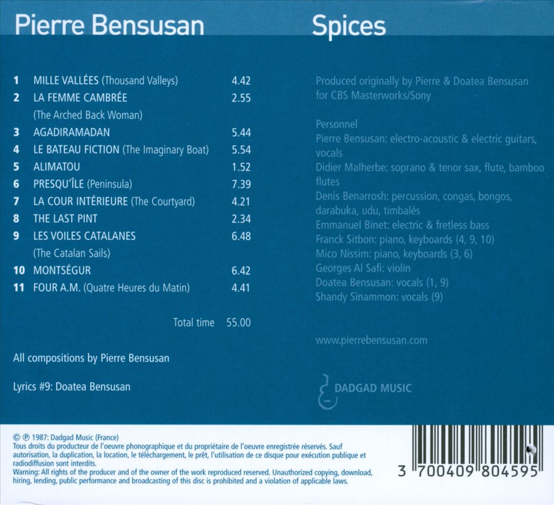 Spices cover art