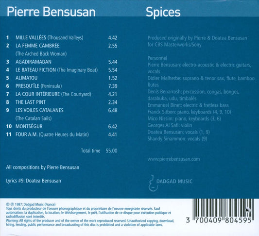 Spices cover art