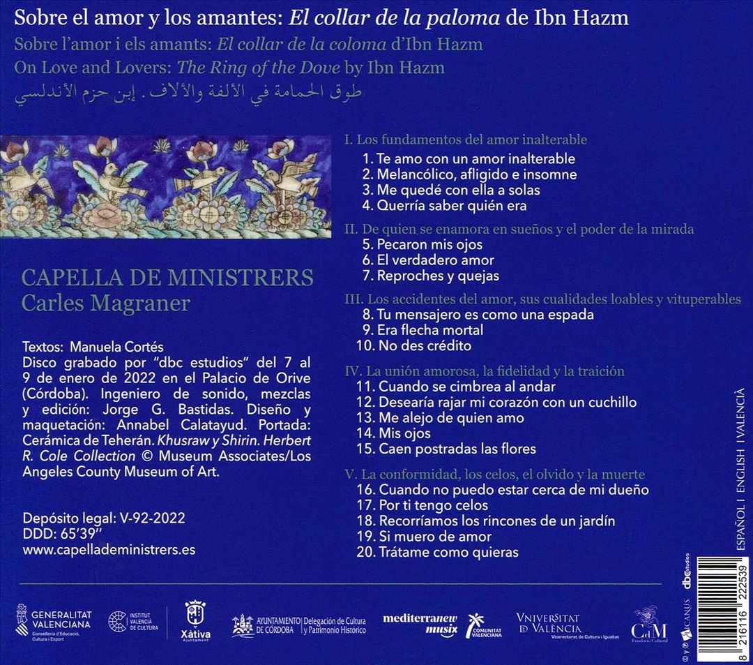 Collar de la Paloma cover art