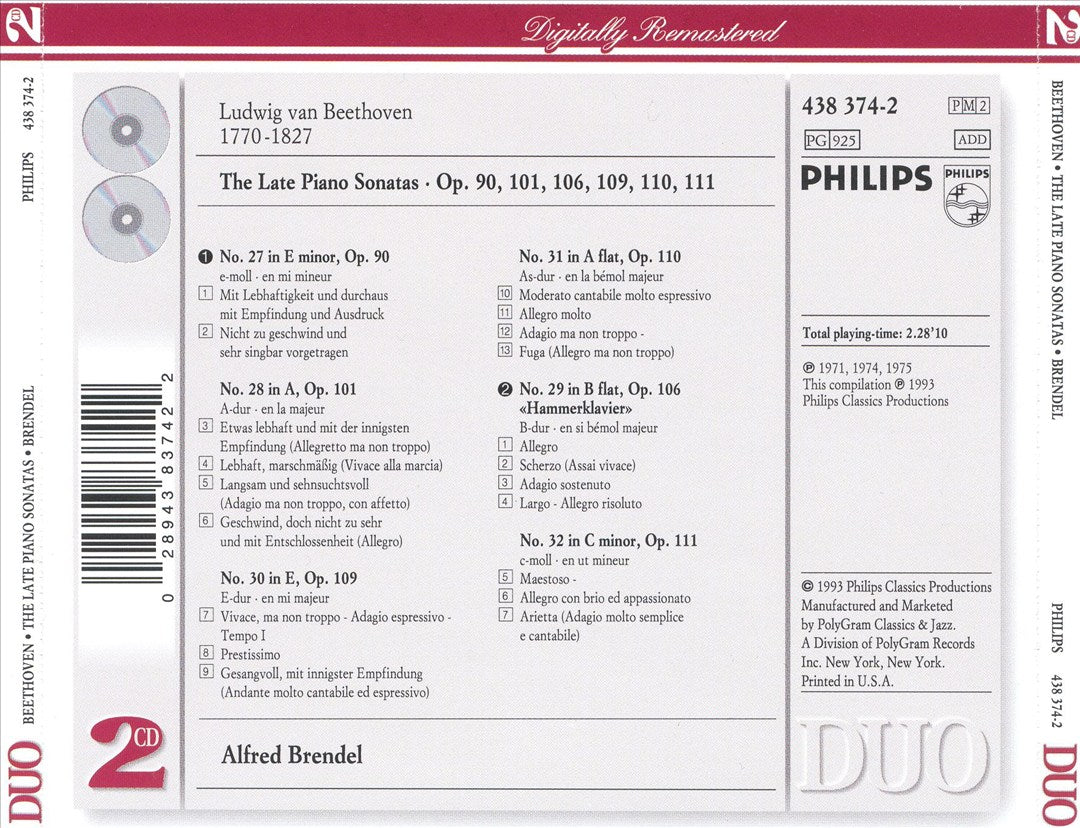 Beethoven: The Late Piano Sonatas cover art