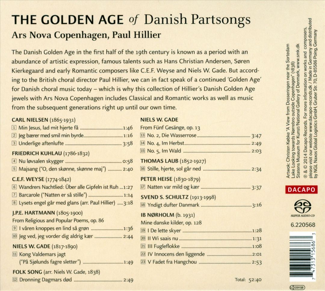Golden Age of Danish Partsongs cover art