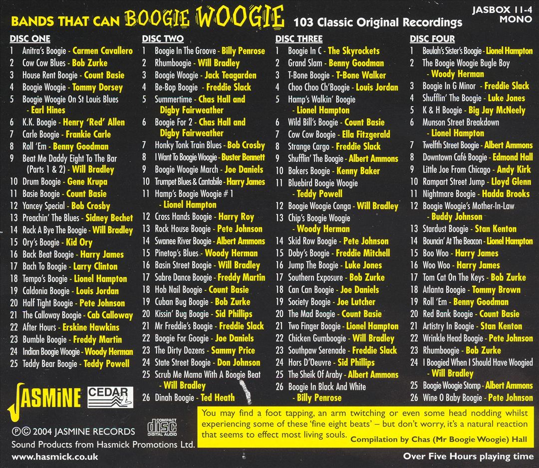 Bands That Can Boogie Woogie cover art