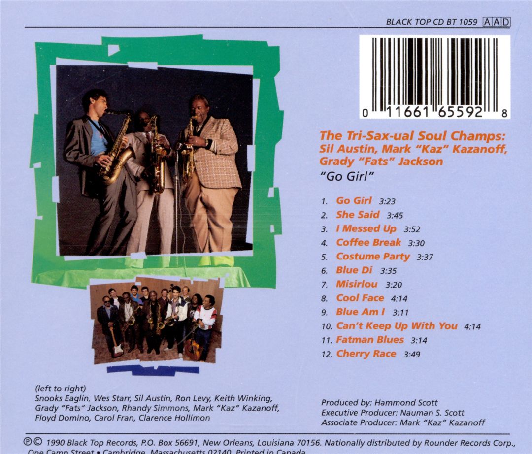Tri-Sax-Ual Soul Champs: Go Girl! cover art