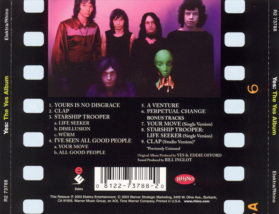 The Yes Album [Bonus Tracks] cover art