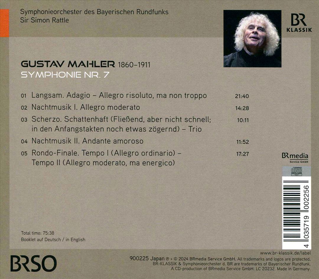 Mahler: Symphonie Nr. 7 cover art