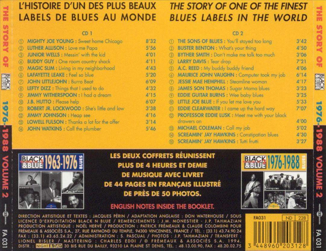 Black and Blue, Vol. 2 cover art