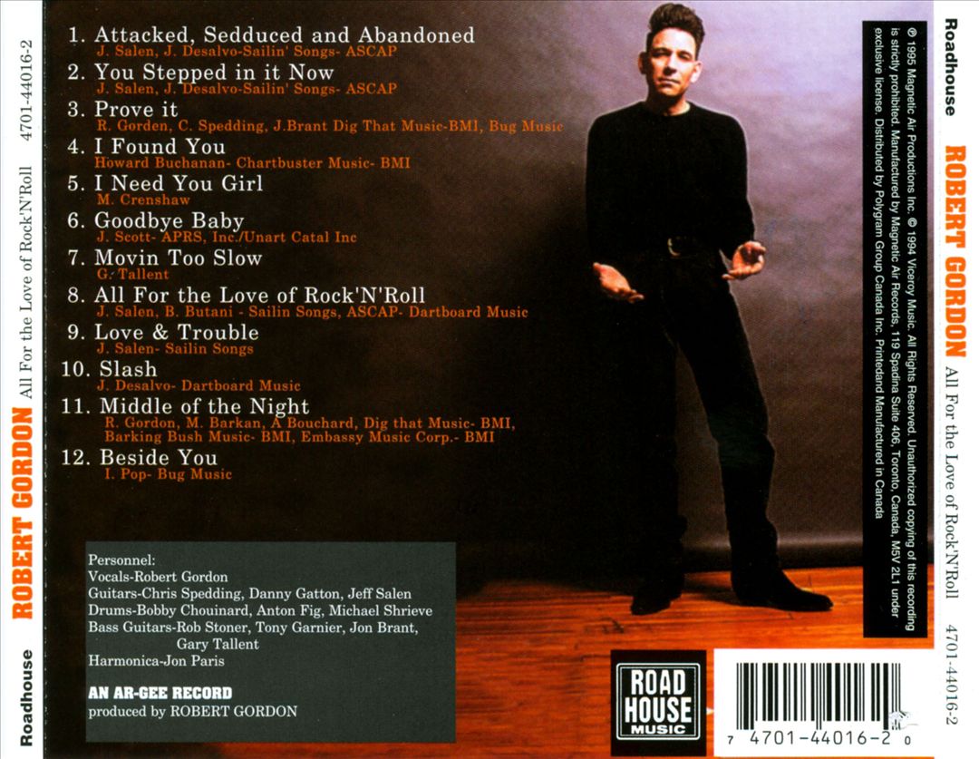 All for the Love of Rock 'N' Roll cover art