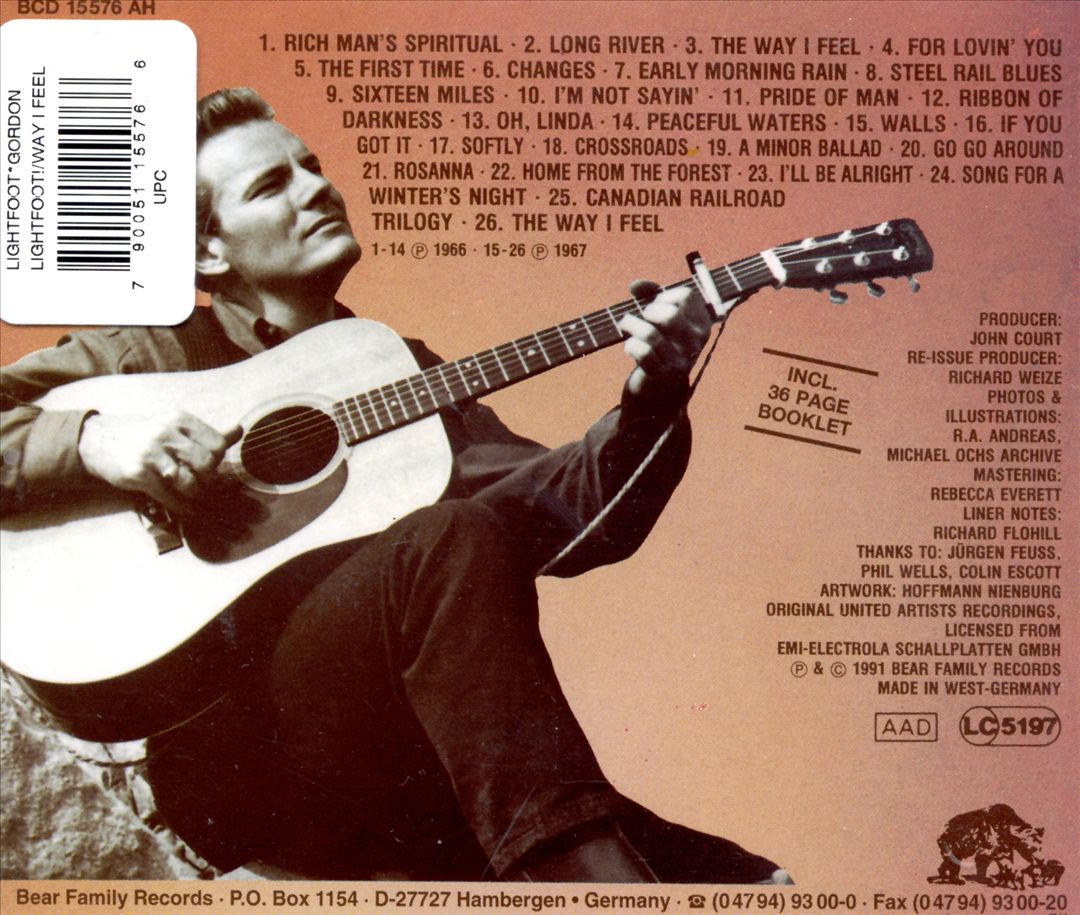 Lightfoot!/The Way I Feel cover art