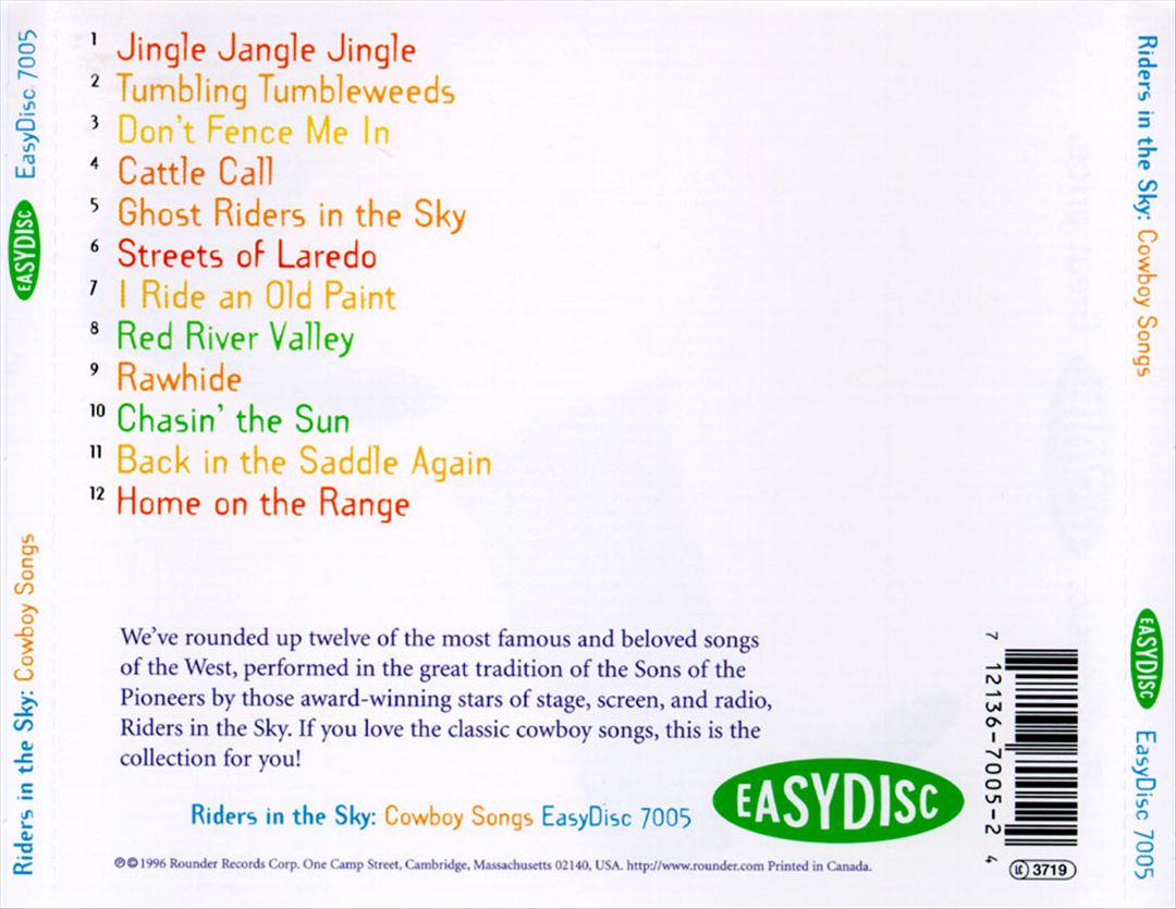Cowboy Songs cover art