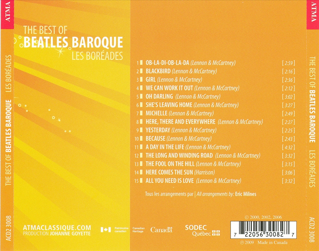 Best of Beatles Baroque cover art
