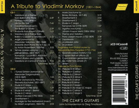 Czar's Guitars: A Tribute to Vladimir Morkov cover art