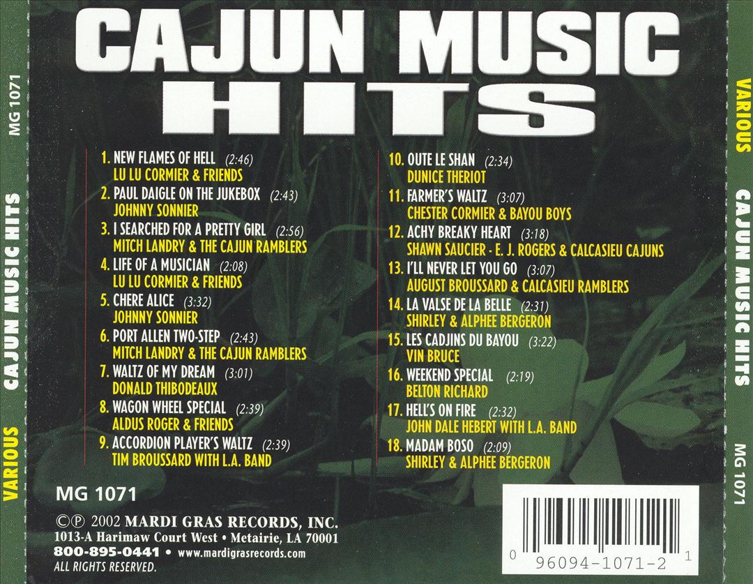 Cajun Music Hits cover art