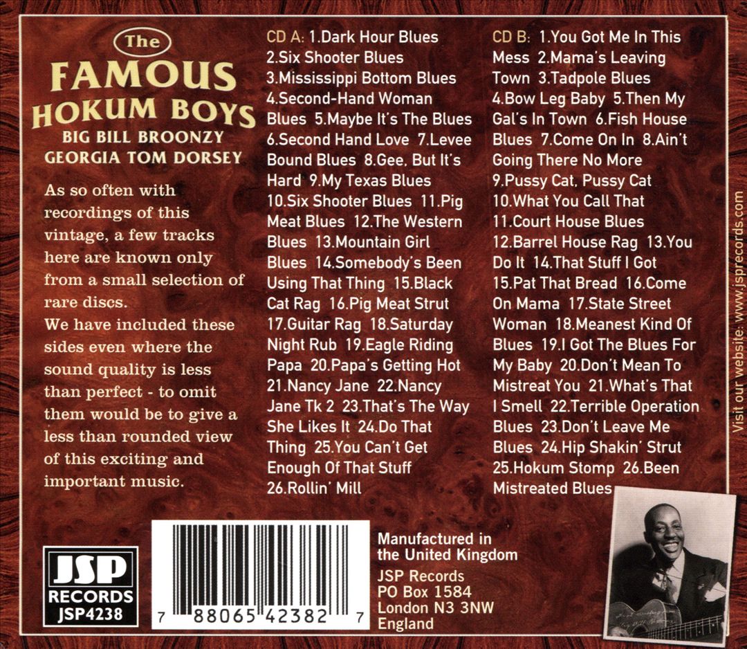 Famous Hokum Boys cover art