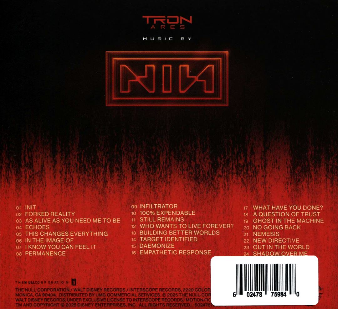 TRON: Ares [Original Motion Picture Soundtrack] cover art