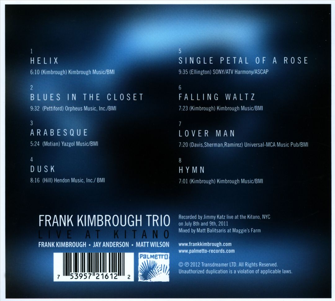 Live at Kitano cover art