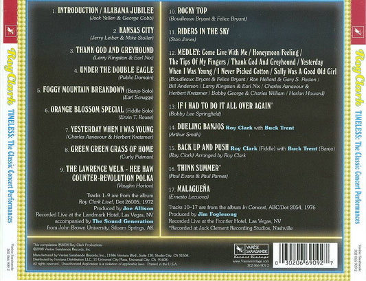 Timeless: The Classic Concert Performances cover art
