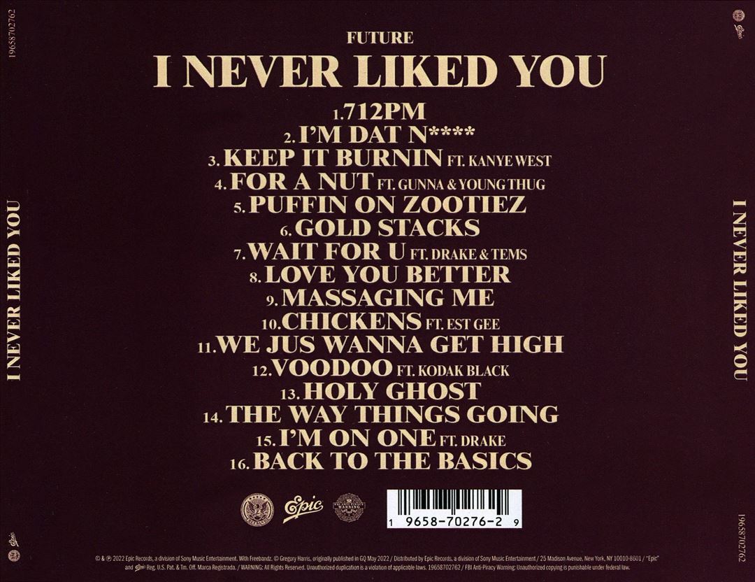 I Never Liked You cover art