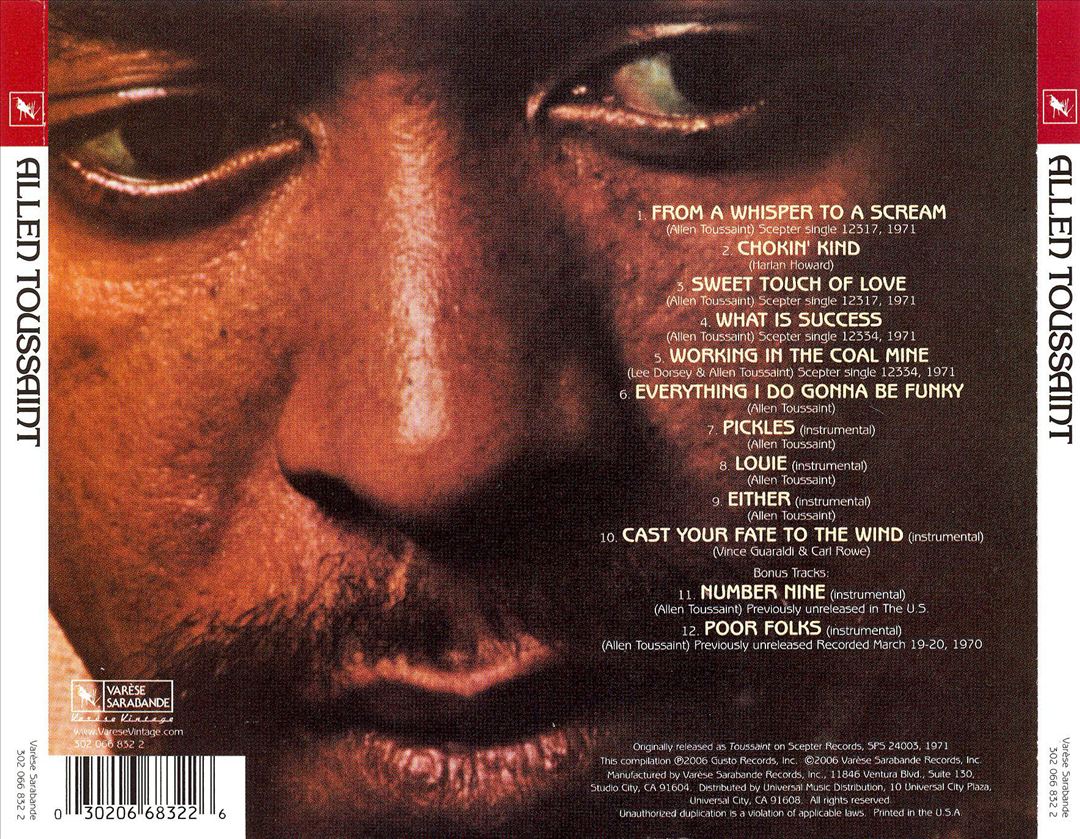 Allen Toussaint [Bonus Tracks] cover art