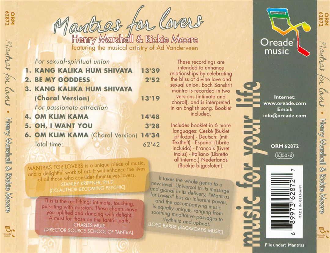 Mantras for Lovers cover art