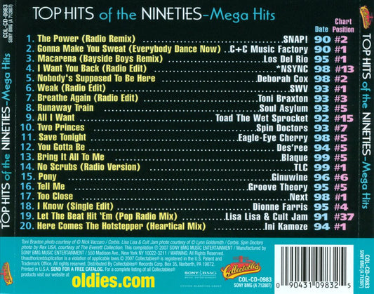 Top Hits of the 90s: Mega Hits cover art