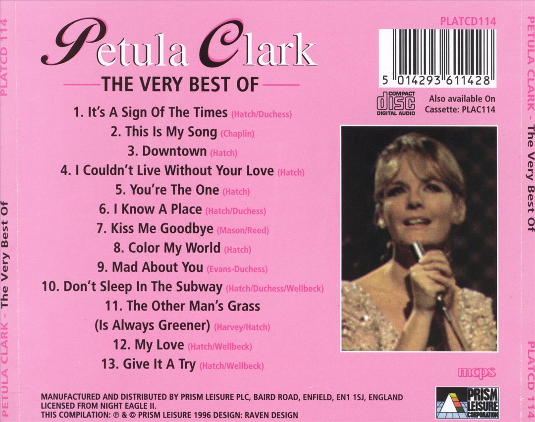 Very Best of Petula Clark [Prism 1997] cover art