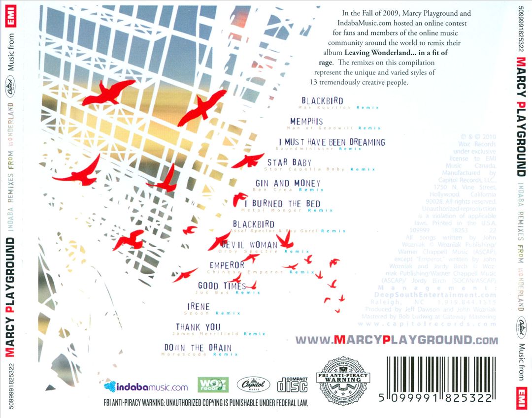 Indaba Remixes From Wonderland cover art