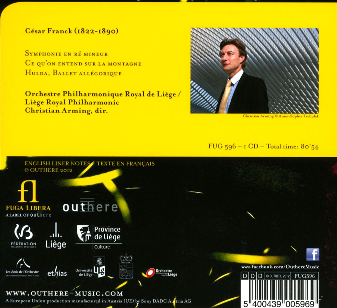 César Franck: Symphonie; Ce qu’on entend sur la Montagne; La lutte de l’hiver et du Printemps cover art
