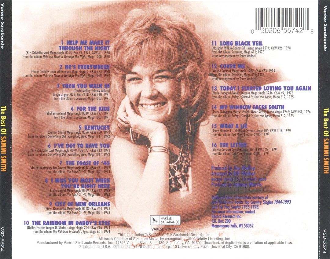 Best of Sammi Smith [Varese] cover art