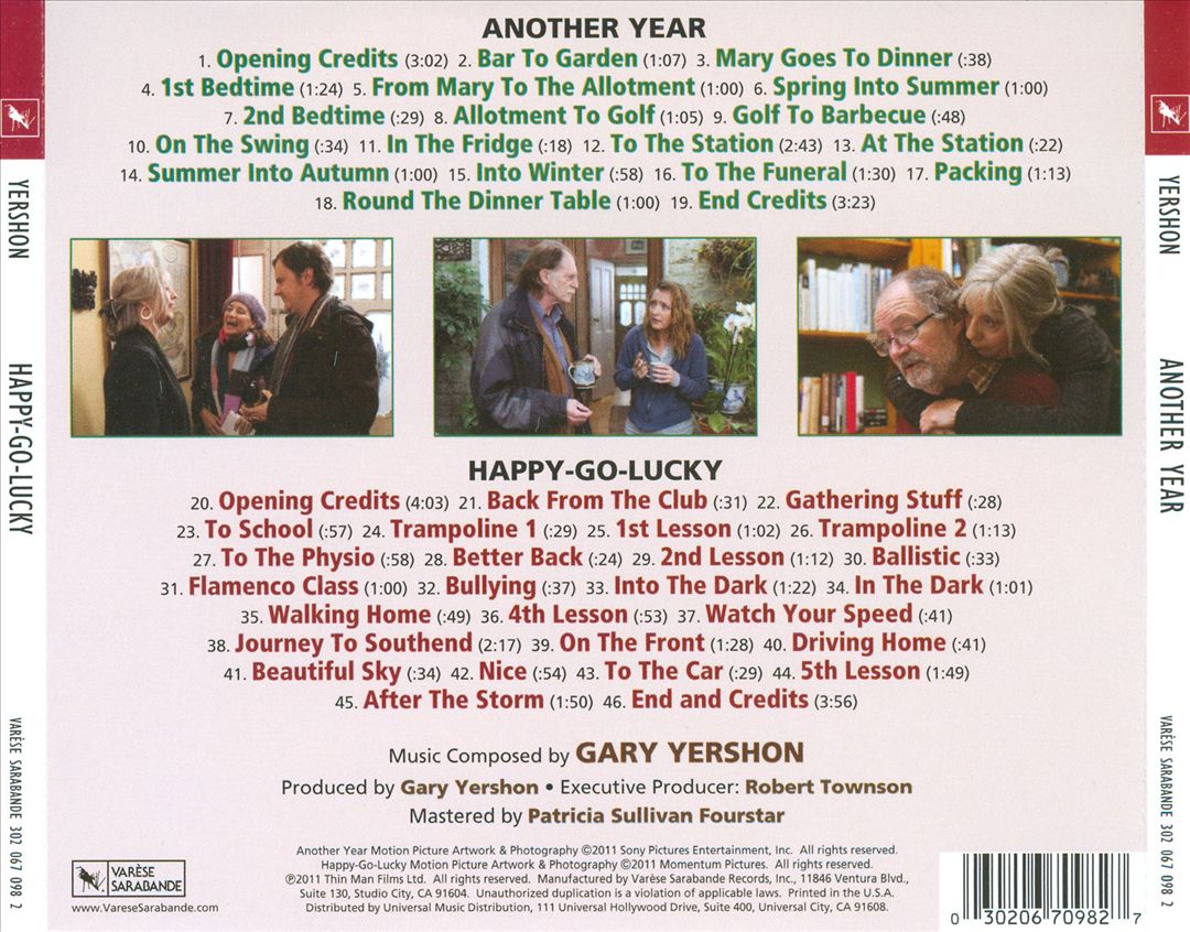 Another Year/Happy-Go-Lucky [Original Scores] cover art