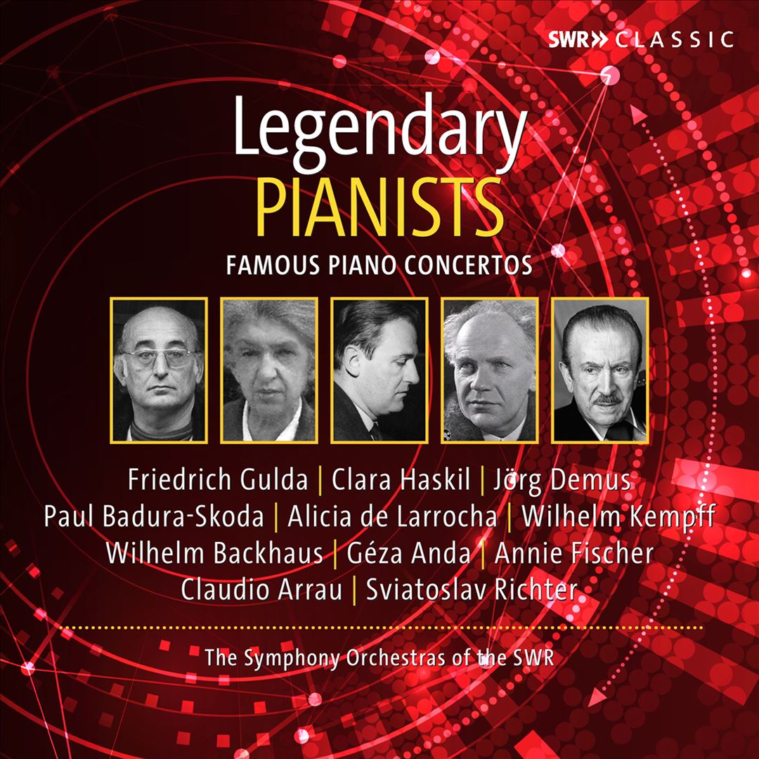 Legendary Pianists: Famous Piano Concertos cover art