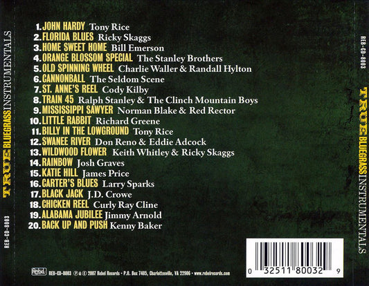 True Bluegrass Instrumentals cover art