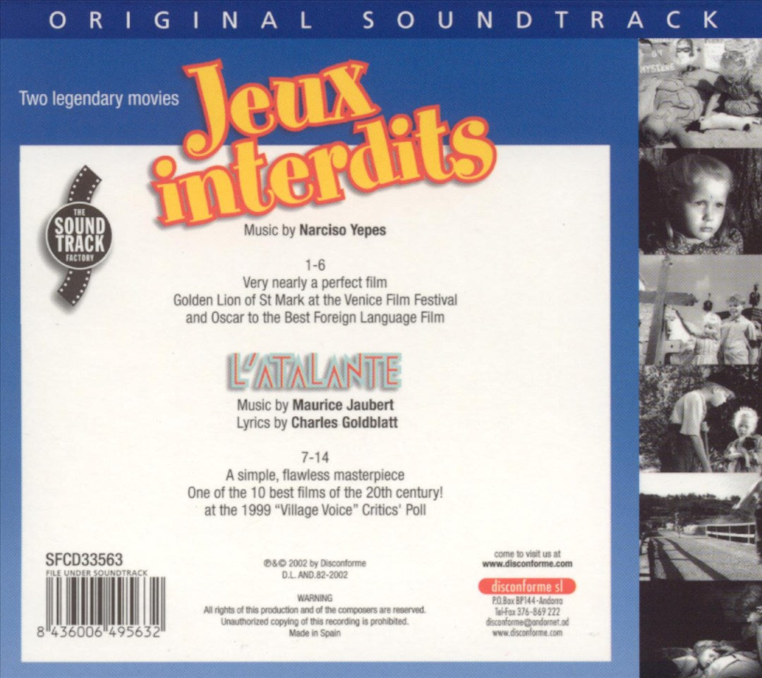 Jeux Interdits & l'Atalante/O.S.T. cover art