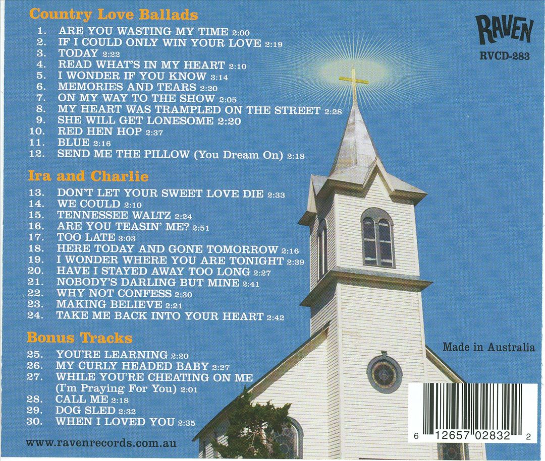 Country Love Ballads/Ira and Charlie cover art