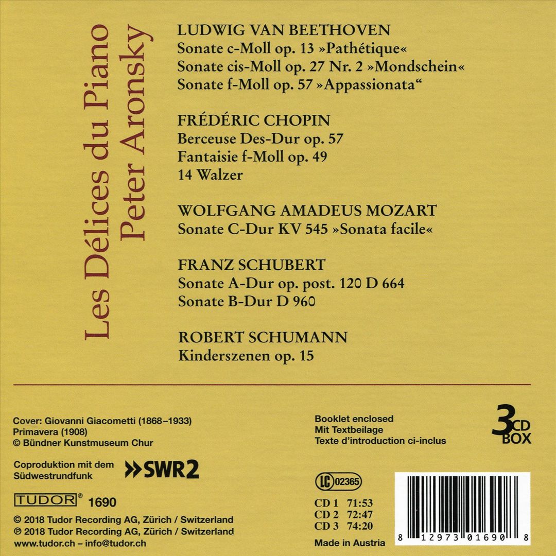 Délices du Piano cover art